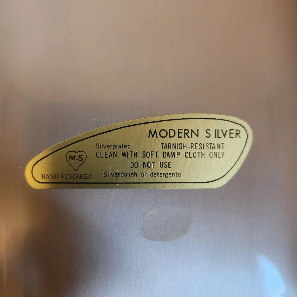 Vintage Modern Silver Co Silver-plated Rectangular Tray